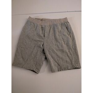 Vince Mens Large Heather Grey Cotton French Terry Sweat Lounge Shorts Summer